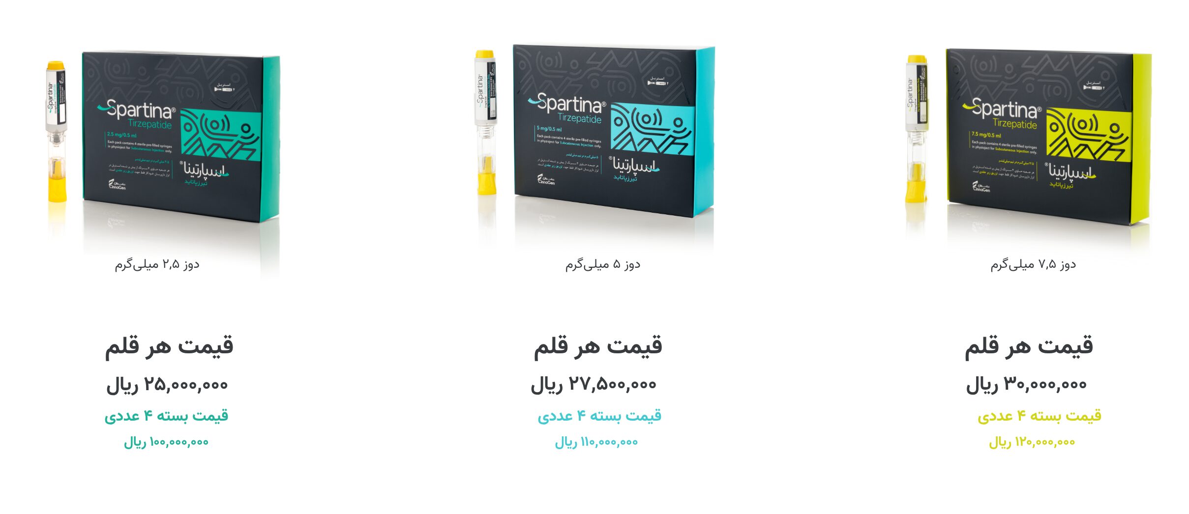 قیمت مصرف کننده اسپارتینا